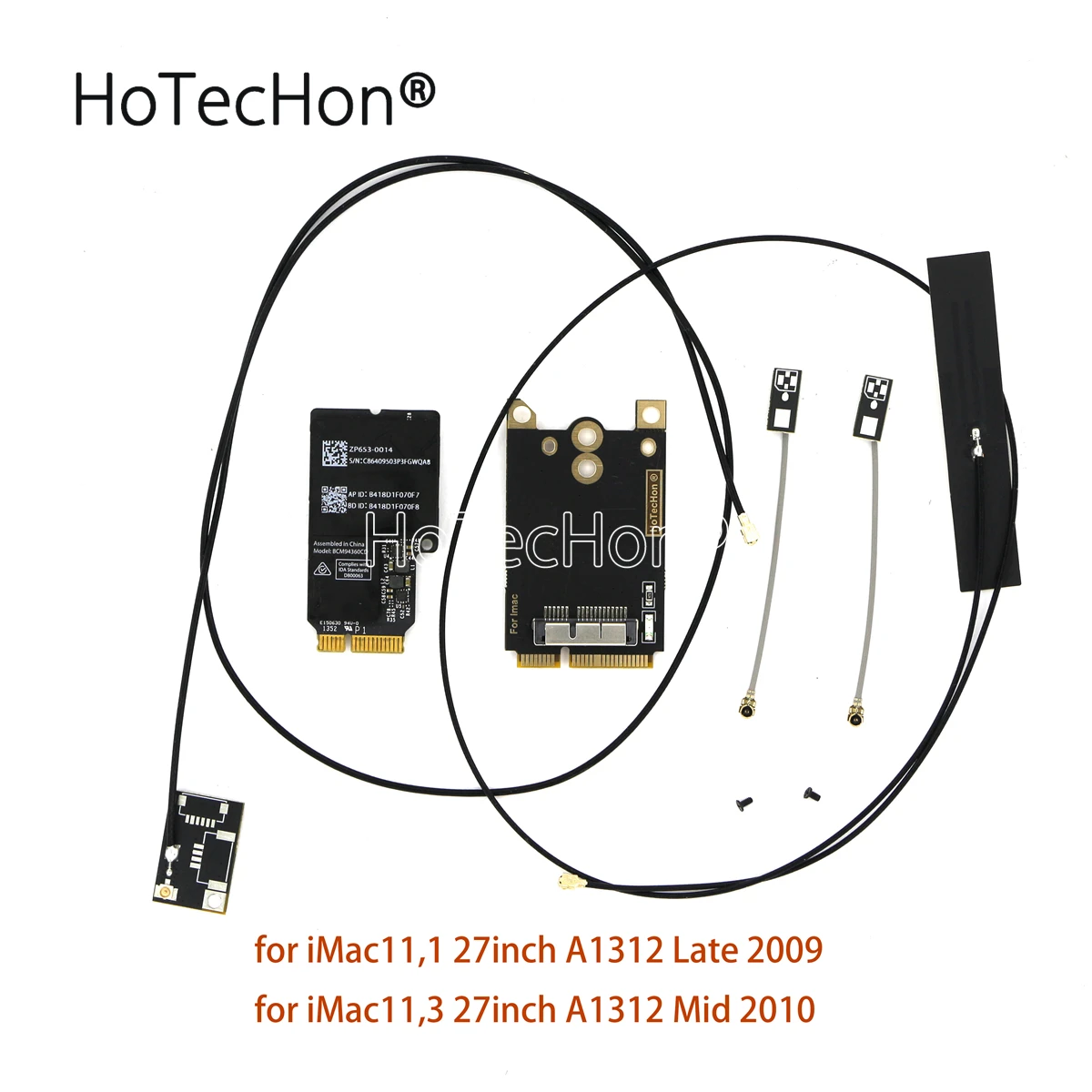 iMac 11,1 / 11,3 A1312 27inch wifi wireless Bluetooth4.0 BCM94331CD BCM94360CD BCM943602CDP Sonoma Sequoia Plug Play upgrade kit