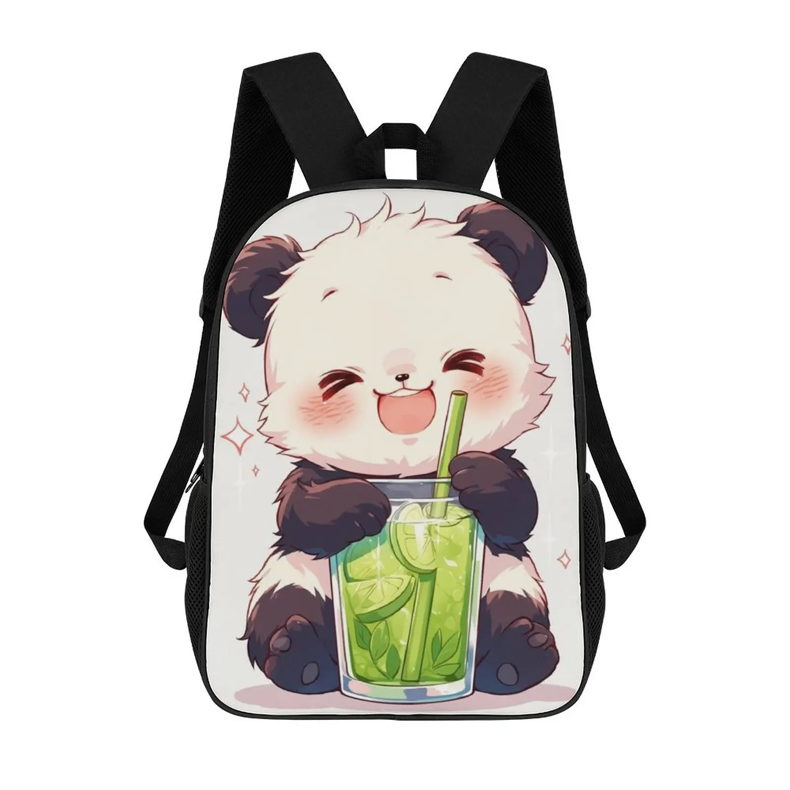 Mochila escolar para adolescentes con estampado 3d de Panda lindo, mochila fresca para niño y niña, gran capacidad, bolsa para computadora de 17 pulgadas, patrón exclusivo personalizado