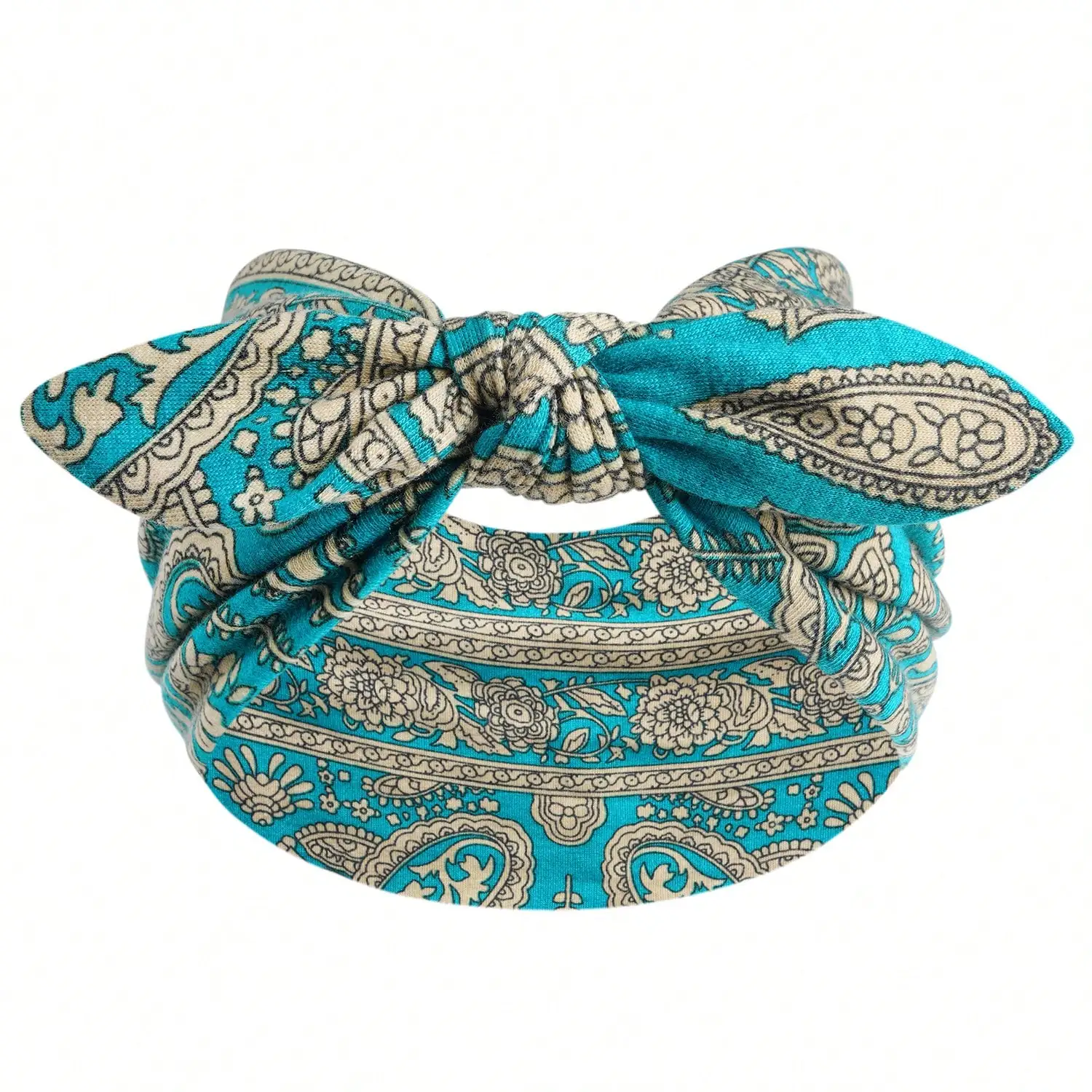 

1pc Wide Women's Rabbit Ear Headband, Cute Sweet Girl Solid Color Decor Headwear, Elastic Bow Knot Hair Accessories For Back To