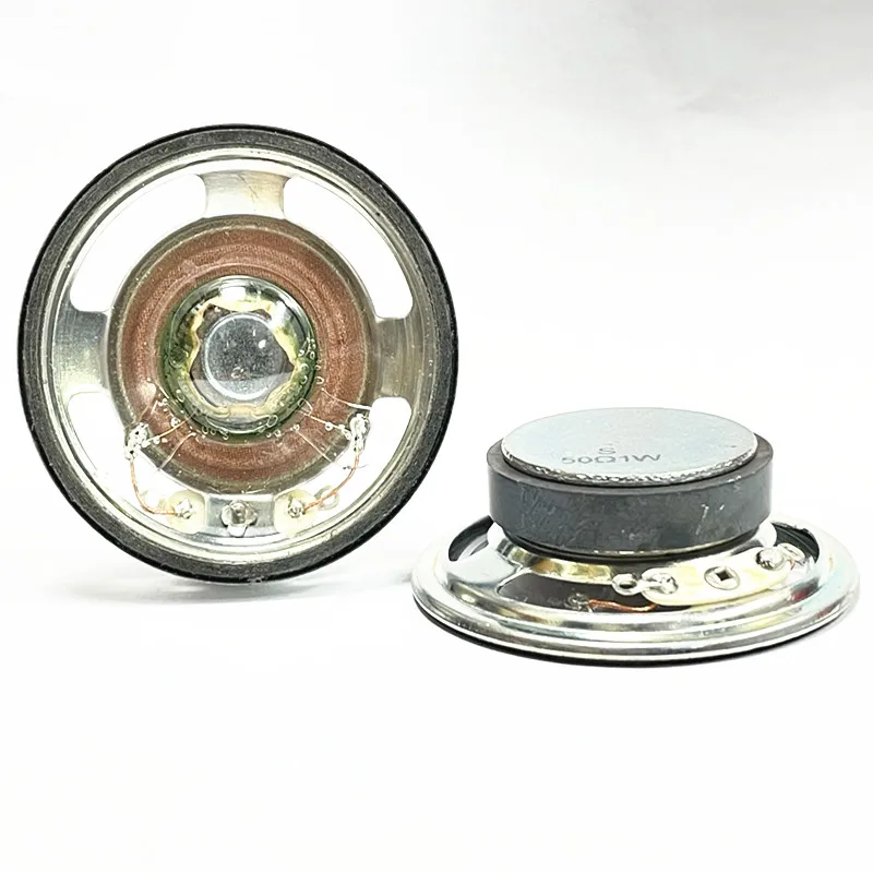 2 pz Altoparlante ultrasottile di buona qualità impermeabile 50 ohm 1 watt 1 W 50R altoparlante Diametro 50 MM 5 CM spessore 17 MM Altoparlante