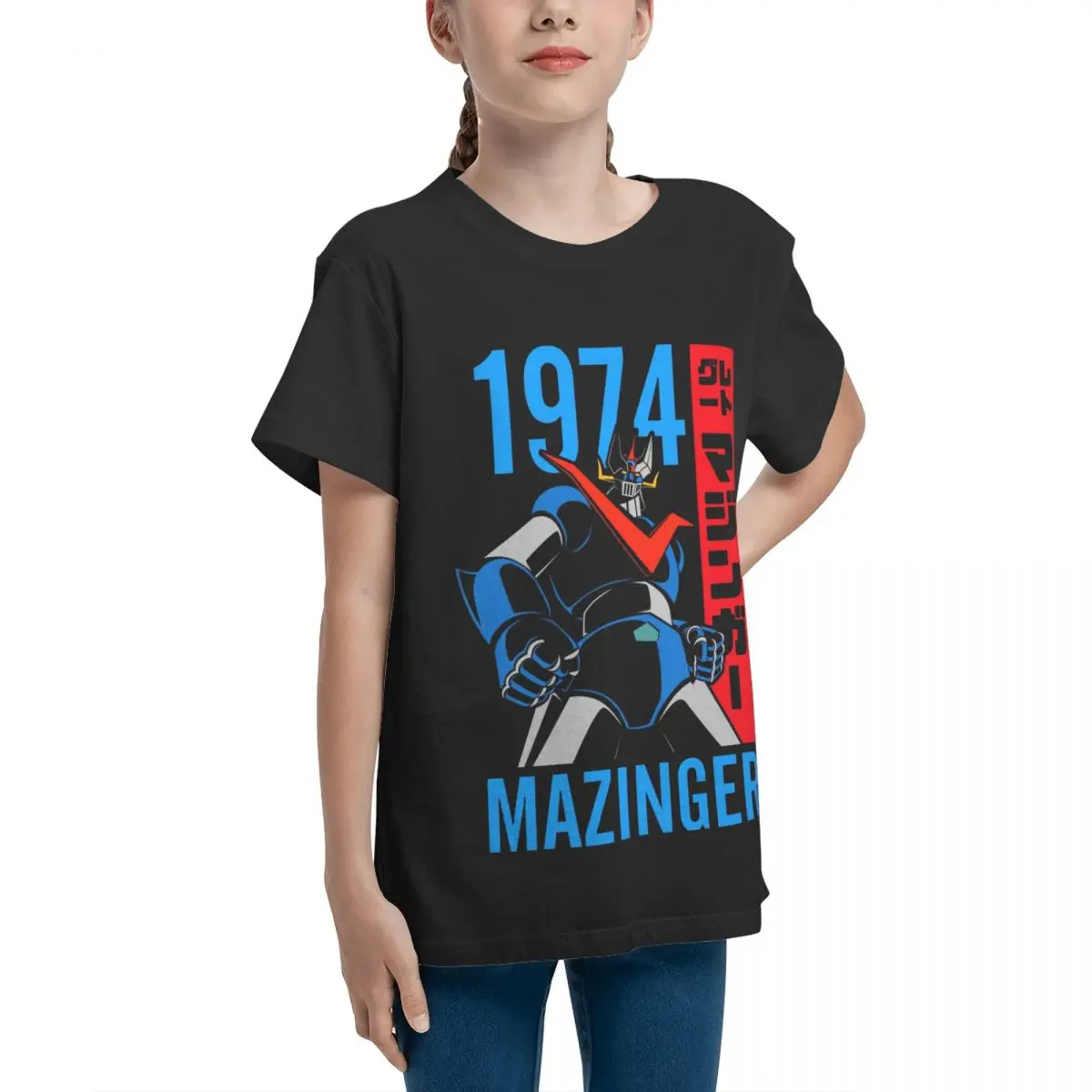 Crewneck 359 Great Mazinger 1974 Dark For Sale Adolescents Basic Short Sleeve T-Shirt T-shirts Top quality Leisure Funny Vintag