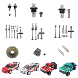 SY1201 SY1202 RC Car Metal Upgrade Parts DIY PARTS Original Parts Front Rear Drive Shaft Differential Motor Gear
