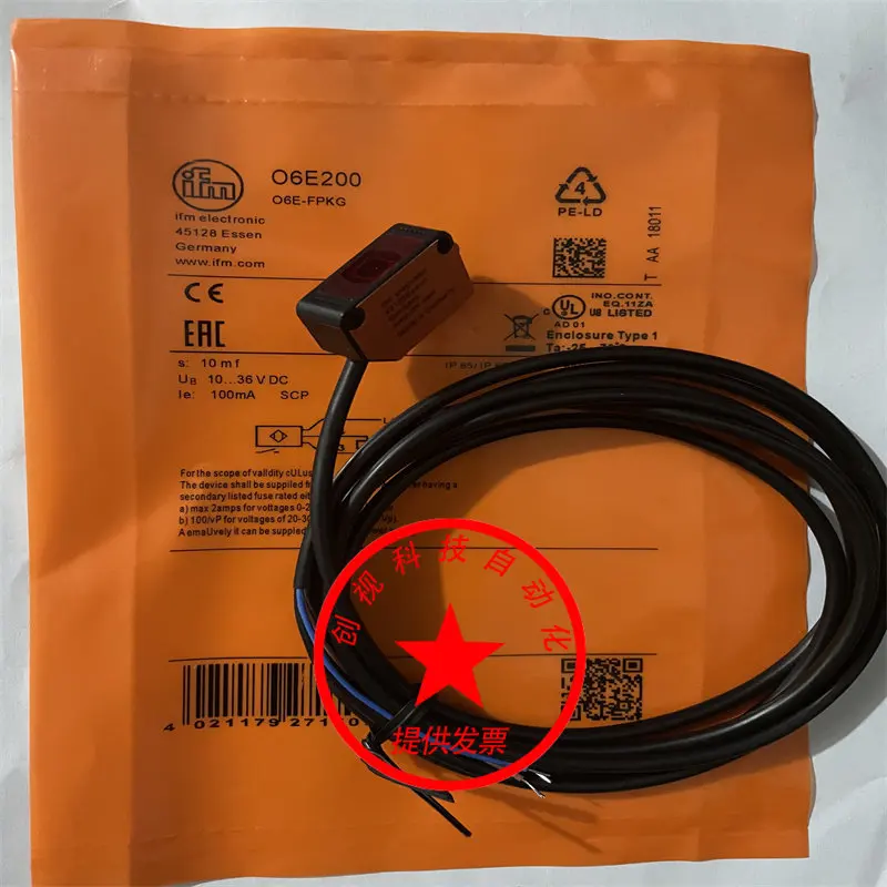 Ifm Photoelectric Switch 06P204 06P201 06H204 O6h201 O6e200 O6s200