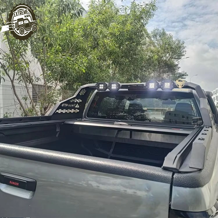 

Car Body Conversion Decoration Kit Universal Steel Roll Bar Roll Cage with Lights for Ranger Revo Dmax Navara Triton 4x4 Pickup