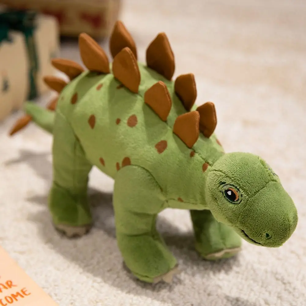 

PP Cotton Green Triceratops Tyrannosaurus Rex Velociraptor Dinosaurs Pillow Collection Comfortable Simulation Stuffed