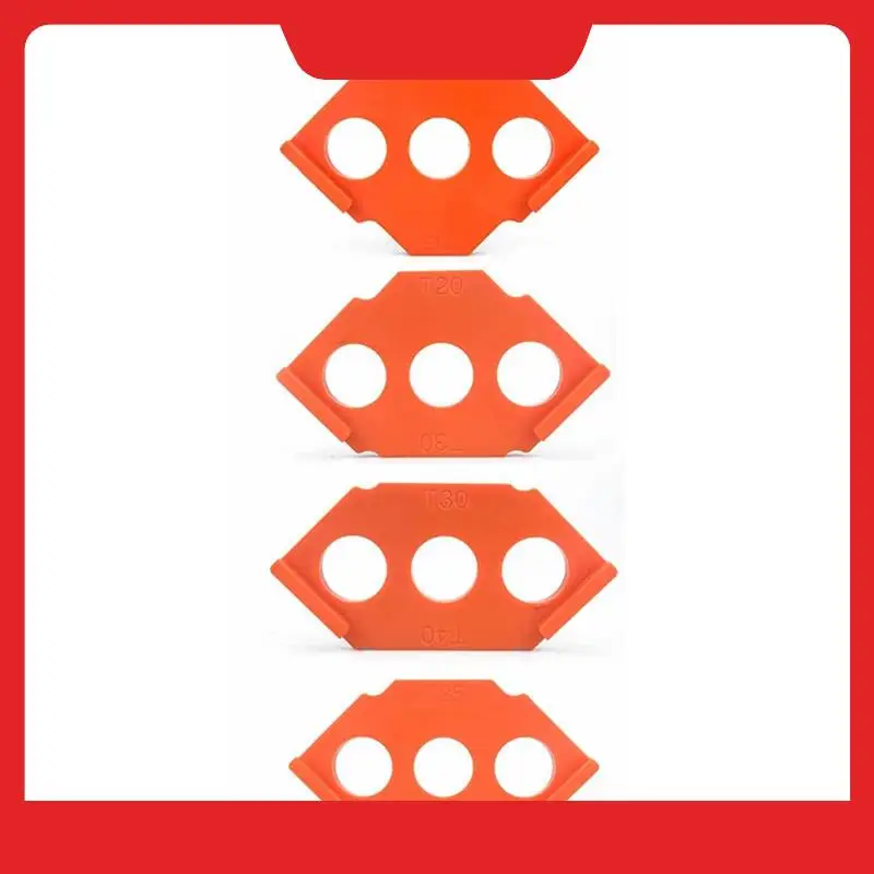 4-teiliges Set Radius Jig-Fräsvorlagen, ABS + CNC-Fräsvorrichtung mit hoher Härte, Ecken R10-15 R25-35 R20-30 R30-40-N38R