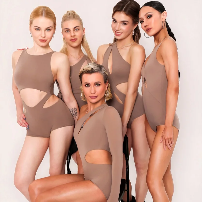 Nouveau haut de danse latine pour femme 2026 – Vêtement ultra-extensible respirant pour la danse latine et la danse standard, idéal pour la pratique quotidienne
