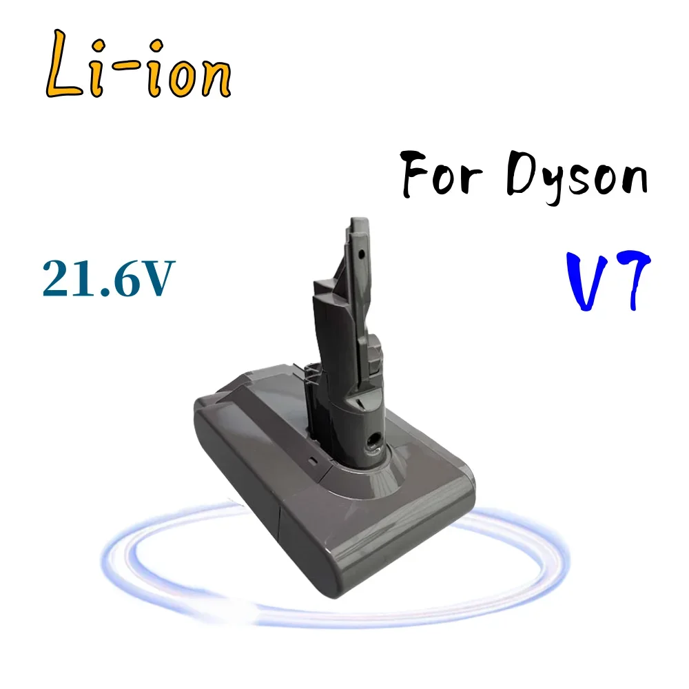 Batterie d'origine pour Dyson V7, Hurhead Animal Absolute SV11, 4.8 V, DE FR, RU, 6.8 Ah, 9.8 Ah, 21.6 Ah