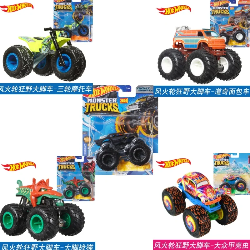 

Mattel Hot Wheels 1/64 Monster Trucks Series 2025 Mix A B Series Collectible Car Toys Diecast Vehicle