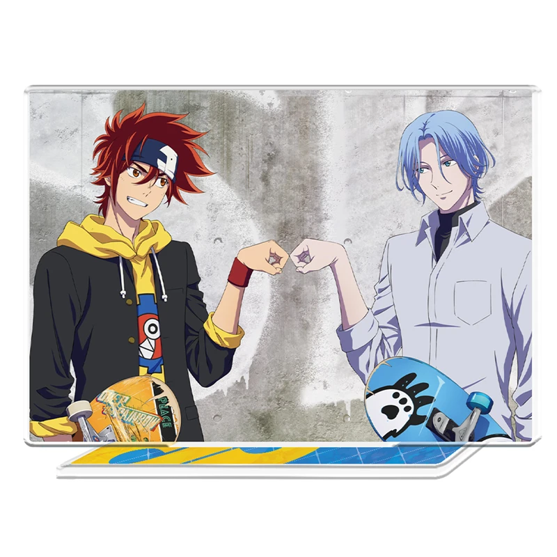 SK8 The Infinity Acrylic Stand Model Reki Kyan Langa Hasegawa Figure Cosplay Plate Holder Topper Fans Christmas Desk Decor Plate view 6