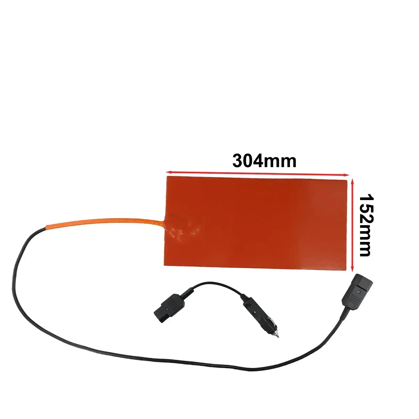 12V 100W Silicone Heating Pad with Thermostat for Food Delivery Bags Quick Heat-Up and Safe Temperature Maintenance