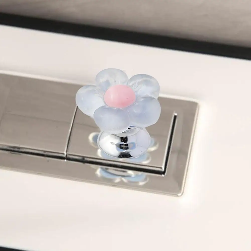 3pcs Rose Toilet Press Button Tank Push Switch Long Nail Protector Bathing Room Decor Water Flush Button Home Tool 2026 New view 5
