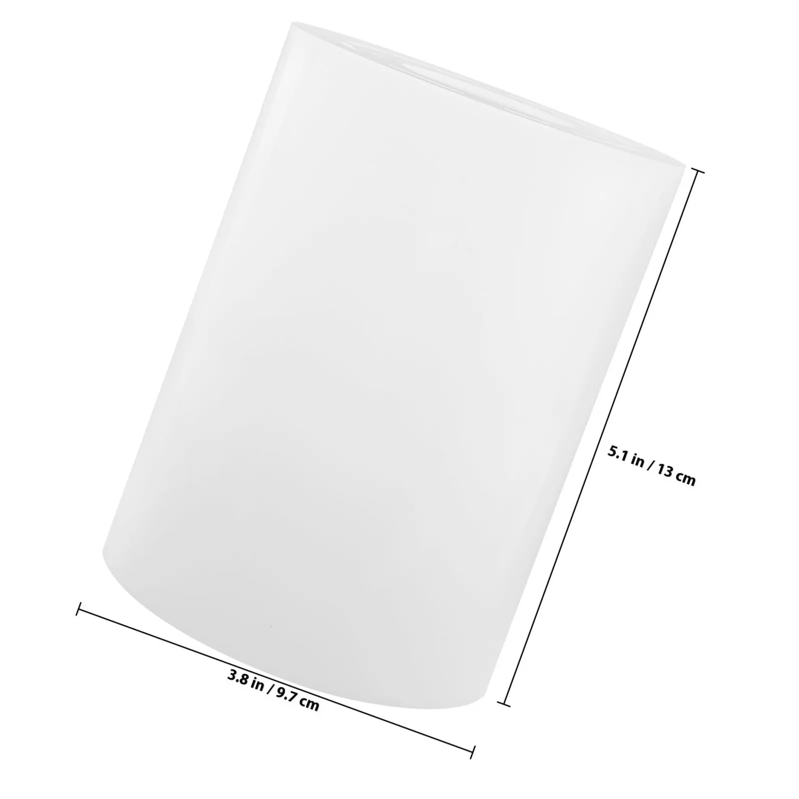 Table Lamp Shade Acrylic Material Sleek Modern Design Versatile Light Cover for Desk Bedside Floor Lamps Elegant Warm Ambience