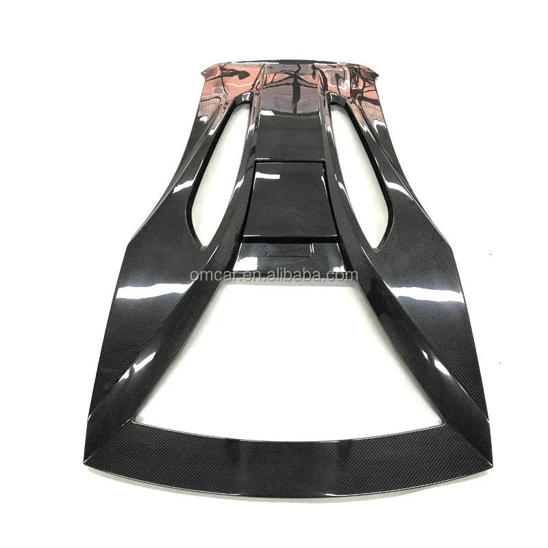 Car Exterior Accessories for 570S OEM Style Dry Carbon Fiber Rear Trunk Lid Engine Hood Cover  for Mclaren 540C 570S Body Kit