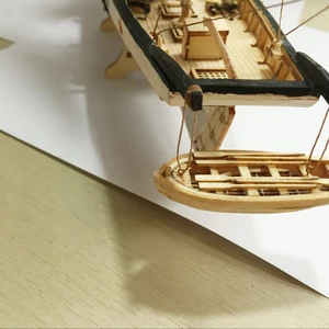 مجموعات بناء نموذج سفينة Halcon-Antique ، مدافع نحاسية CNC ، سفينة شراعية فاخرة ، تعليمات إنجليزية ، إصدار جديد ، 1840 أعلى 10 مبيعات قنابل دخان - رقم 5