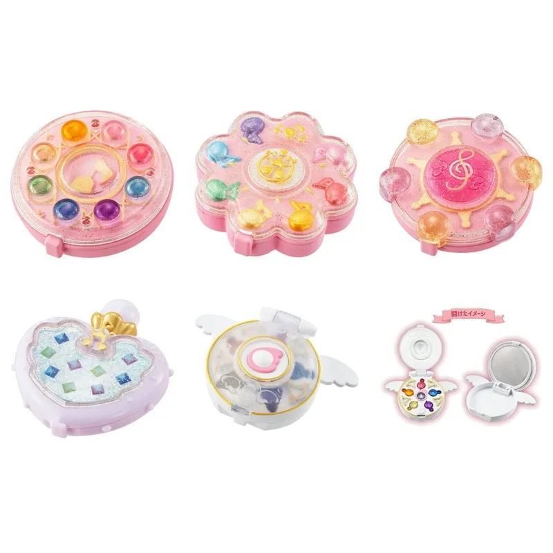 バンダイ ガチャ ウィッチ ドレミ ミニ変身メイクアップミラーボックス 2 ミニチュア小道具人形 フィギュア付きギフト