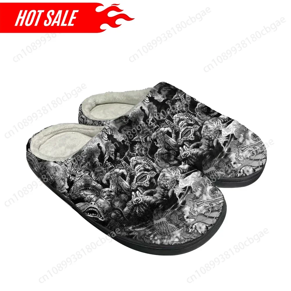 

Hot Cartoon Berserk Fashion Cotton Custom Slippers Mens Womens Sandals Plush Casual Keep Warm Shoes Thermal Comfortable Slipper