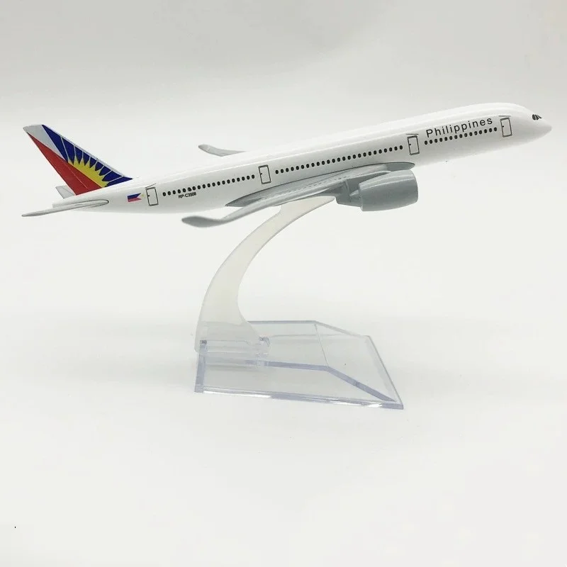 

16CM Scale Plane A350 Aircraft Model Alloy Metal Diecast Airplane Toy Children Kids Gift A350 Series Miniature for Collection