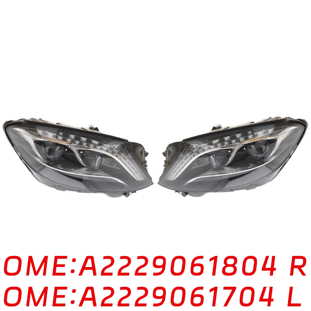 

Suitable for Mercedes Benz W222 S3 headlights Hernia lamp A2229061704 A2229061804 A22282073611 A2228207461 auto parts Lamp group