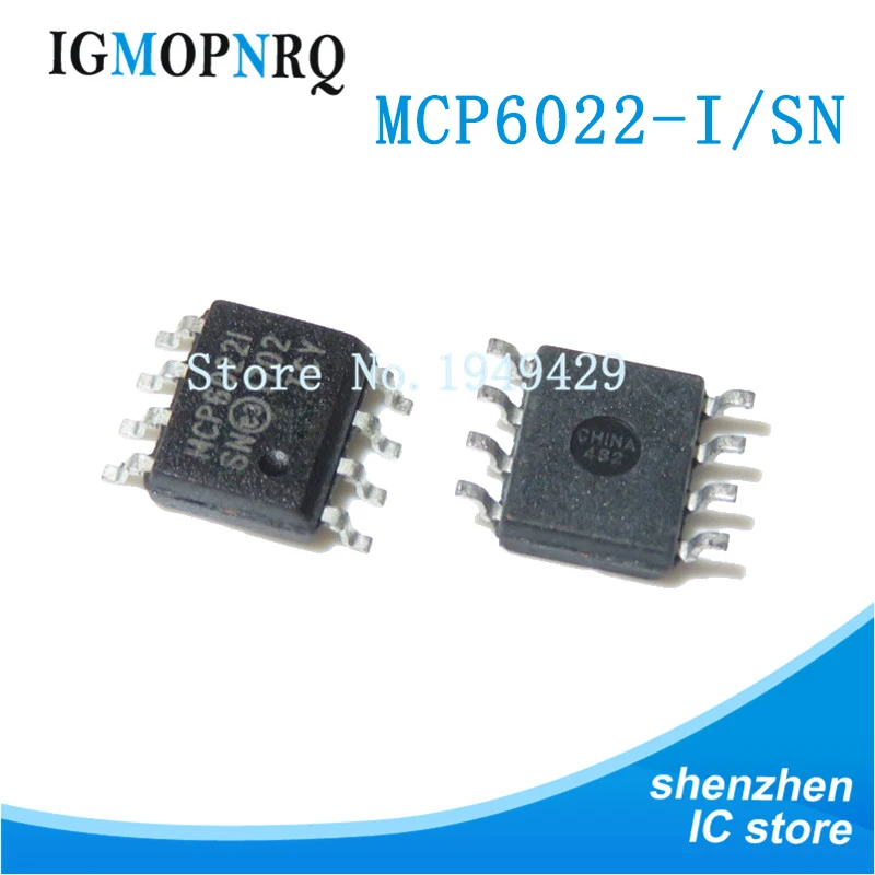 50pcs MCP6022-I/SN SOP-8 MCP6022-I SOP8 MCP6022 SOP New