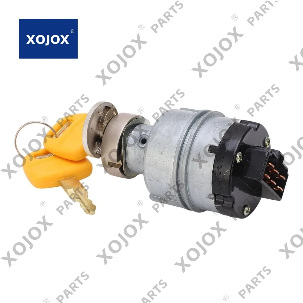 

XOJOX Ignition Switch with 2 Keys 4360297 Excavator Start Switch Replacement for Zax Series