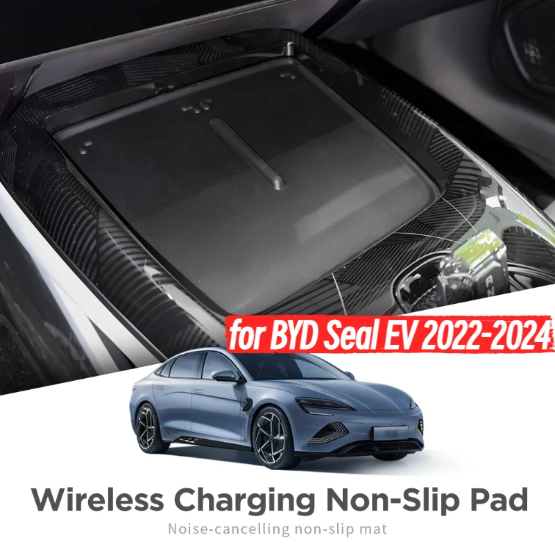 

for BYD Seal EV 2022-2024 Anti-skid Pad Car Phone Wireless Charging Non-slip Pad Silicone Accessories (Only The Pad)