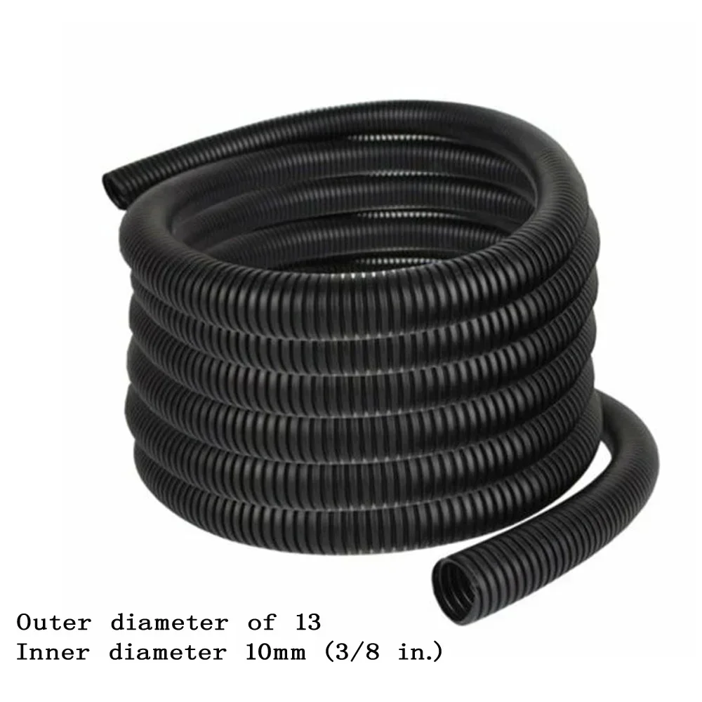 Imagem -02 - Flexível Split Loom Tubo de Proteção Cabo Management Conduit Convoluted Tubing Wire para Todos os Tipos de Carros e Casas 30m