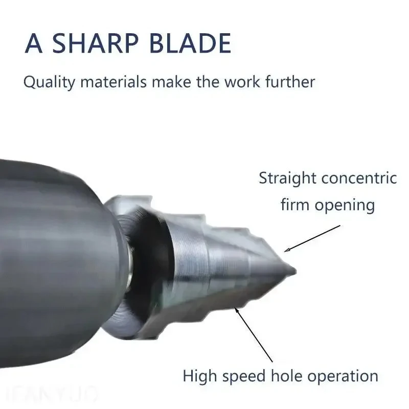 PPR Lifting Stepped Drill Bit Hex Shank 1/2" 3/4" 1" Water Pipe Expansion Drill Bits for PVC Hole Expansion