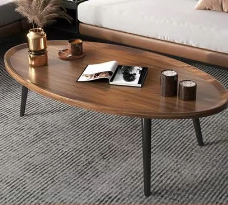 Light luxury small unit living room, coffee table, small table, simple modern household circular small coffee table sofa