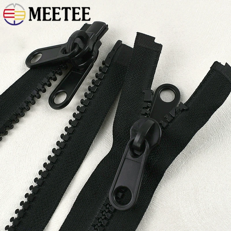 

1Pc 60-300cm Open-End Resin Zipper 5#8#10# Backpack Garment Closure Zippers Luggage Replace Zips Repair Kits Sewing Accessories