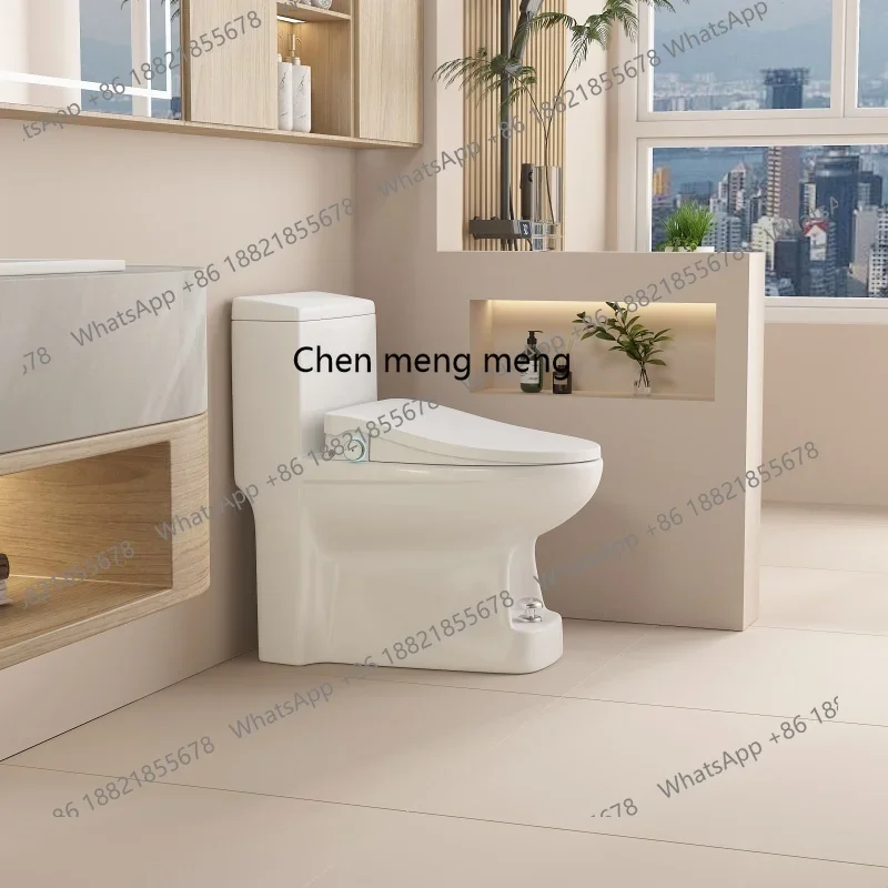 

Smart toilet anti-household automatic flip heating ceramic toilet heating large pipe