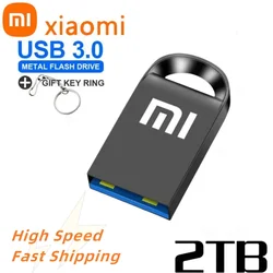 Xiaomi-Mini clé USB 3.0, transmission haute vitesse, 1 To, 512 Go, métal, étanche, stockage de mémoire portable, 2 To