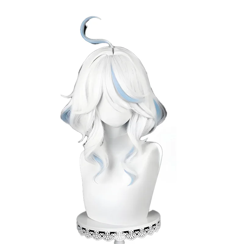 Parrucca cosplay Genshin Impact Capelli corti Hydro Venti Fontaine Nuovo personaggio Gioco cosplay Parrucca anime