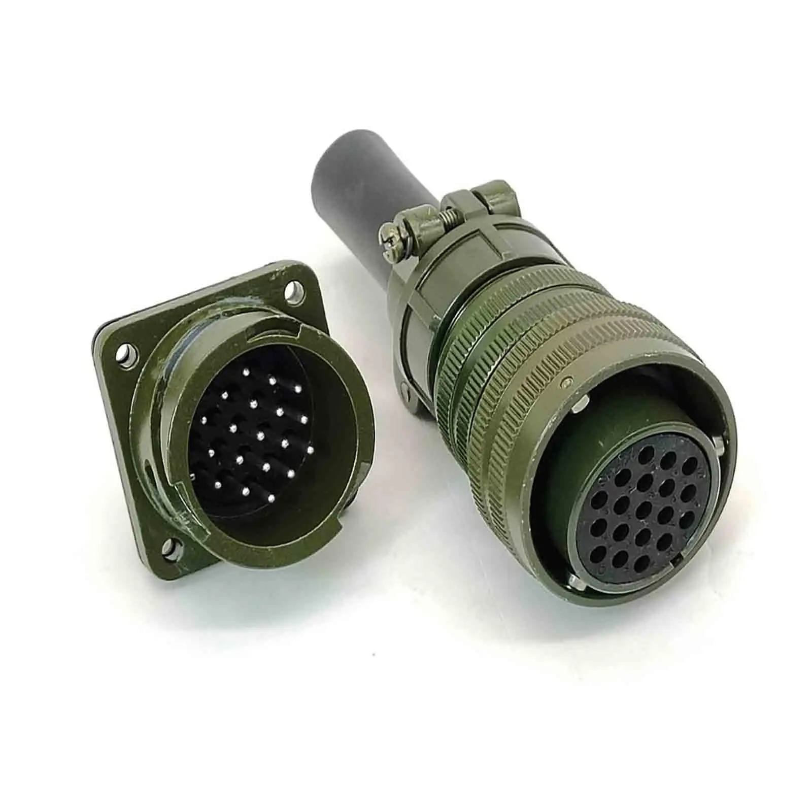 MS3106A22-14 Plug MS3102A22-14 Socket 19Pin Bayonet Circular Aviation Connector Male Female Pair