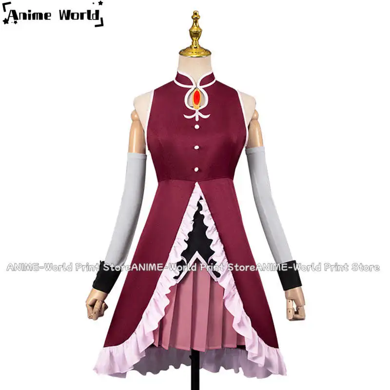 《Custom Size》Unisex Anime Puella Magi Madoka Magica Kyoko Sakura Cosplay Costumes Outfit Halloween