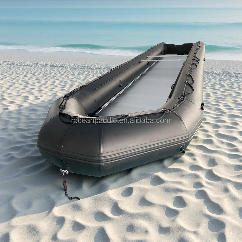 800CM 8M China OEM Factory ISO 6185 CE Customized Logo Certificated Inflatable Fishing Rescue Boat With Aluminium Floor