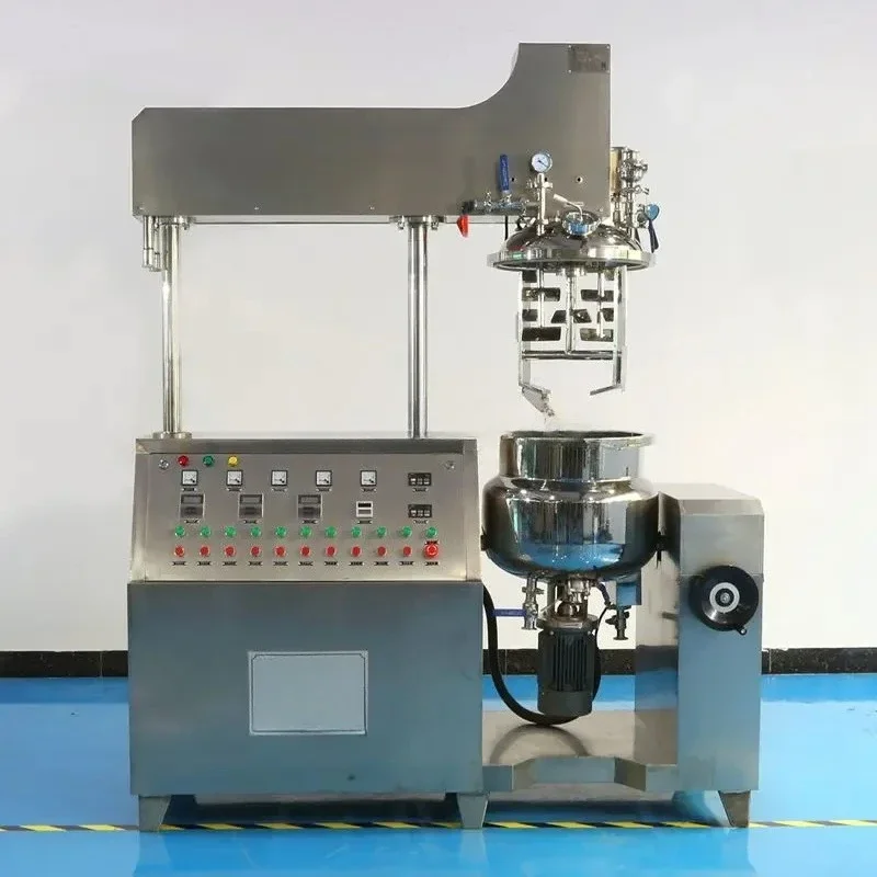 High-shear Automatic Cosmetic Ointment Vacuum Emulsification Mixing Homogenizing Equipment