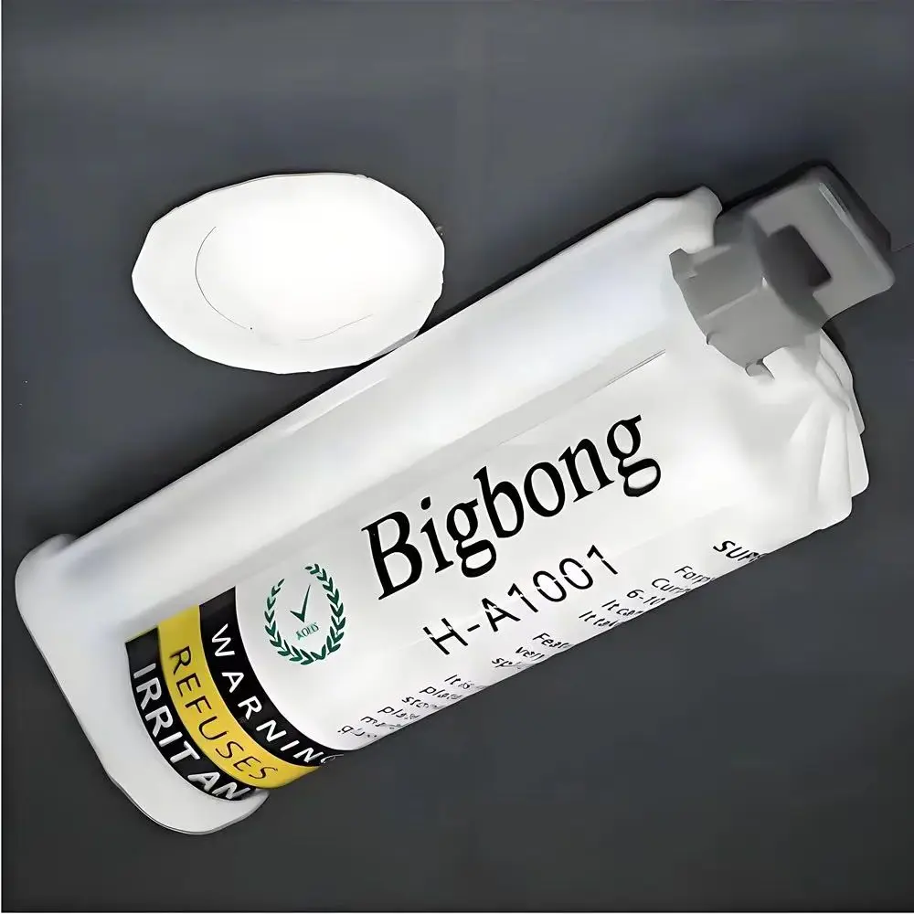 

White 10:1 AB Glues 50ml 2 Part 1:10 Acrylic Adhesive Curing Time 20-25 Minutes Structural Adhesives for 50ml 10:1 Caulking Guns