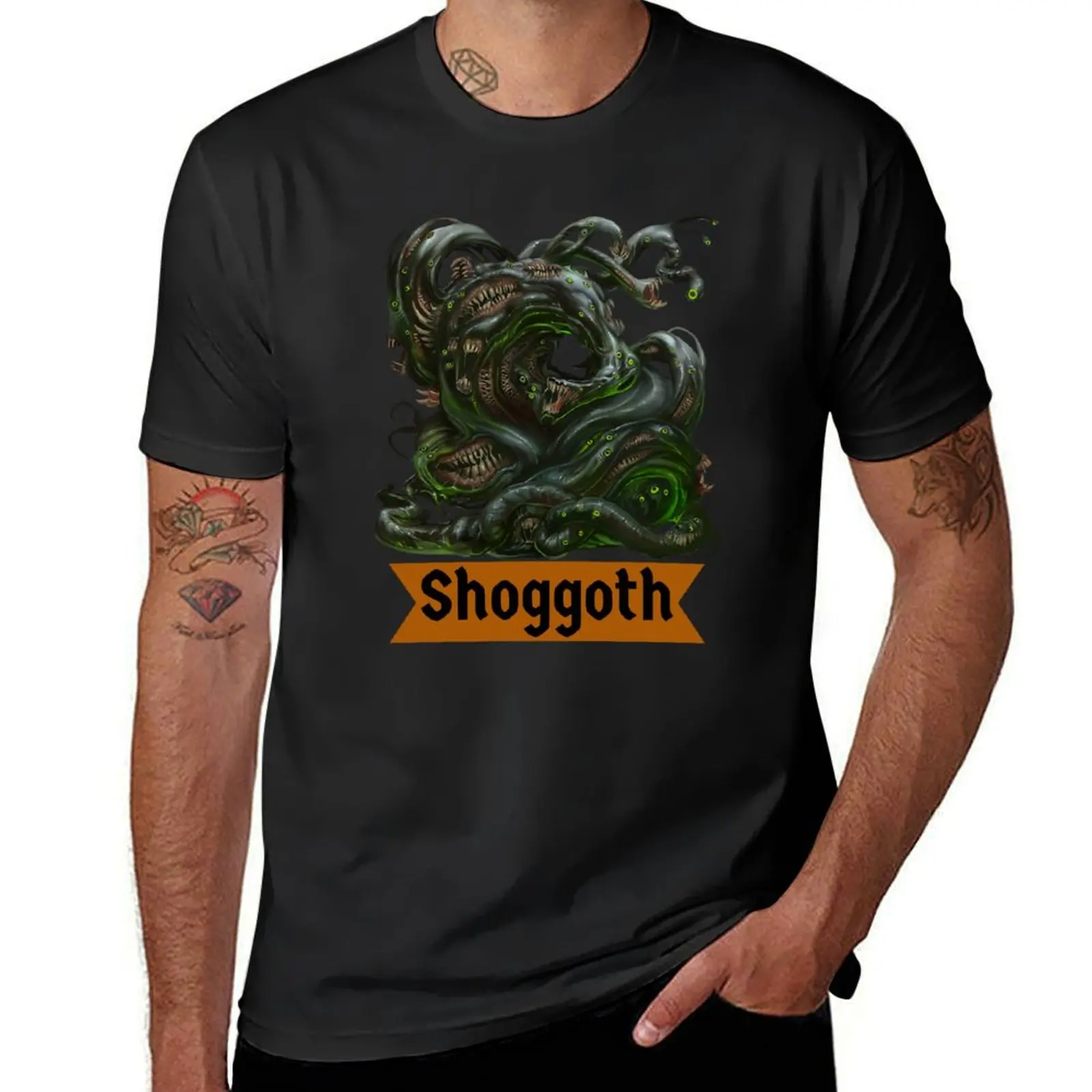 Shoggoth T-Shirt Short sleeve tee tees plain sports fans plain white t shirts men