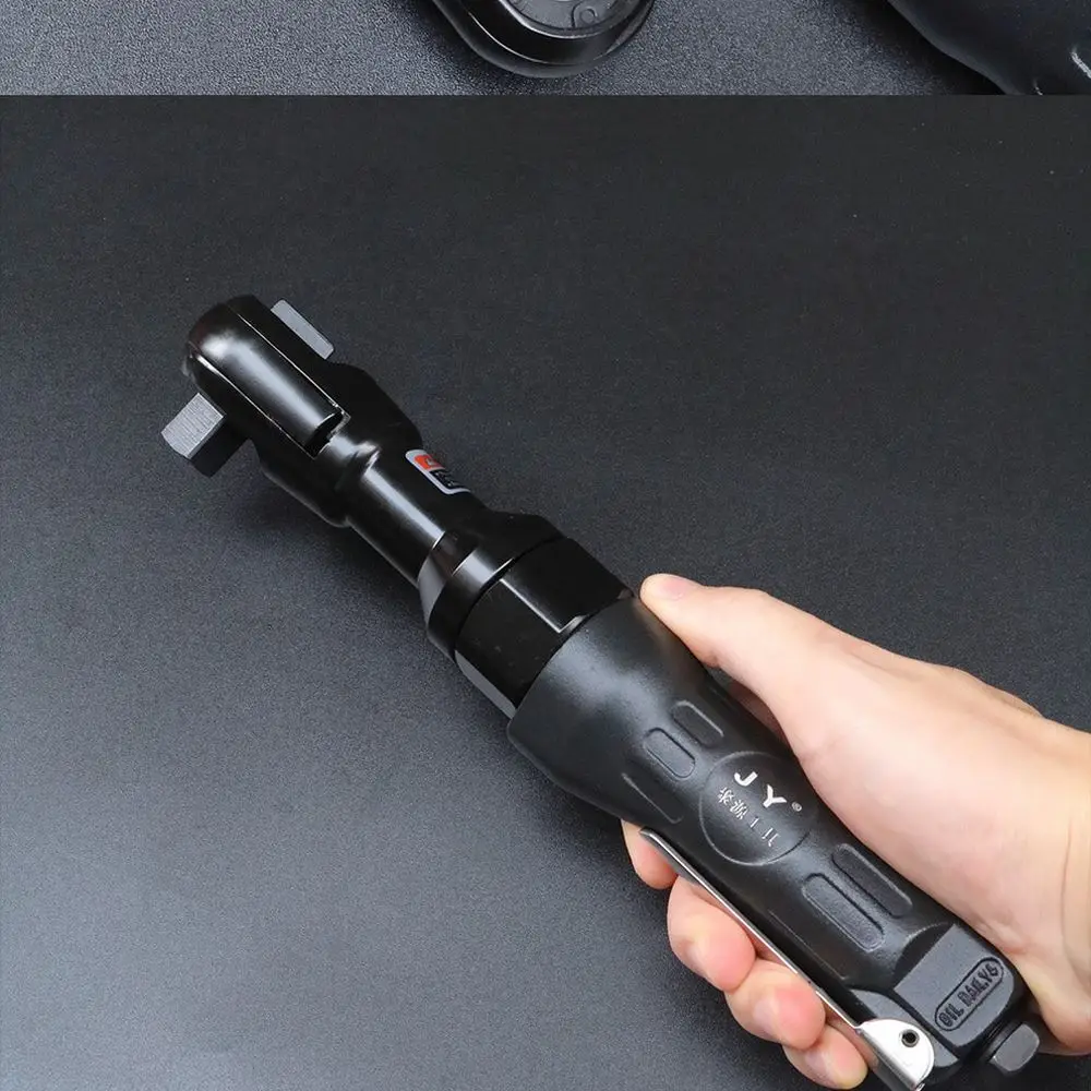 Powerful Pneumatic Ratchet Wrench 1/2 Inch Drive 90 Degree Angle Air Tool For Narrow Space Fastening Mechanic Hardware