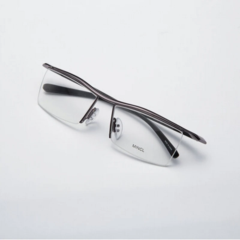 Men Optical Frames Eyeglasses Frames Rack Commercial Glasses Fashion Eyeglasses Frame Myopia Titanium Frame TR90 Legs