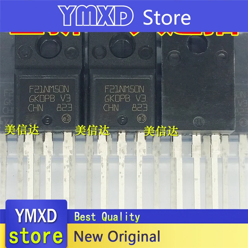 10 шт./лот, новая оригинальная полевая трубка F21NM50N STF21NM50N TO-220F, в наличии