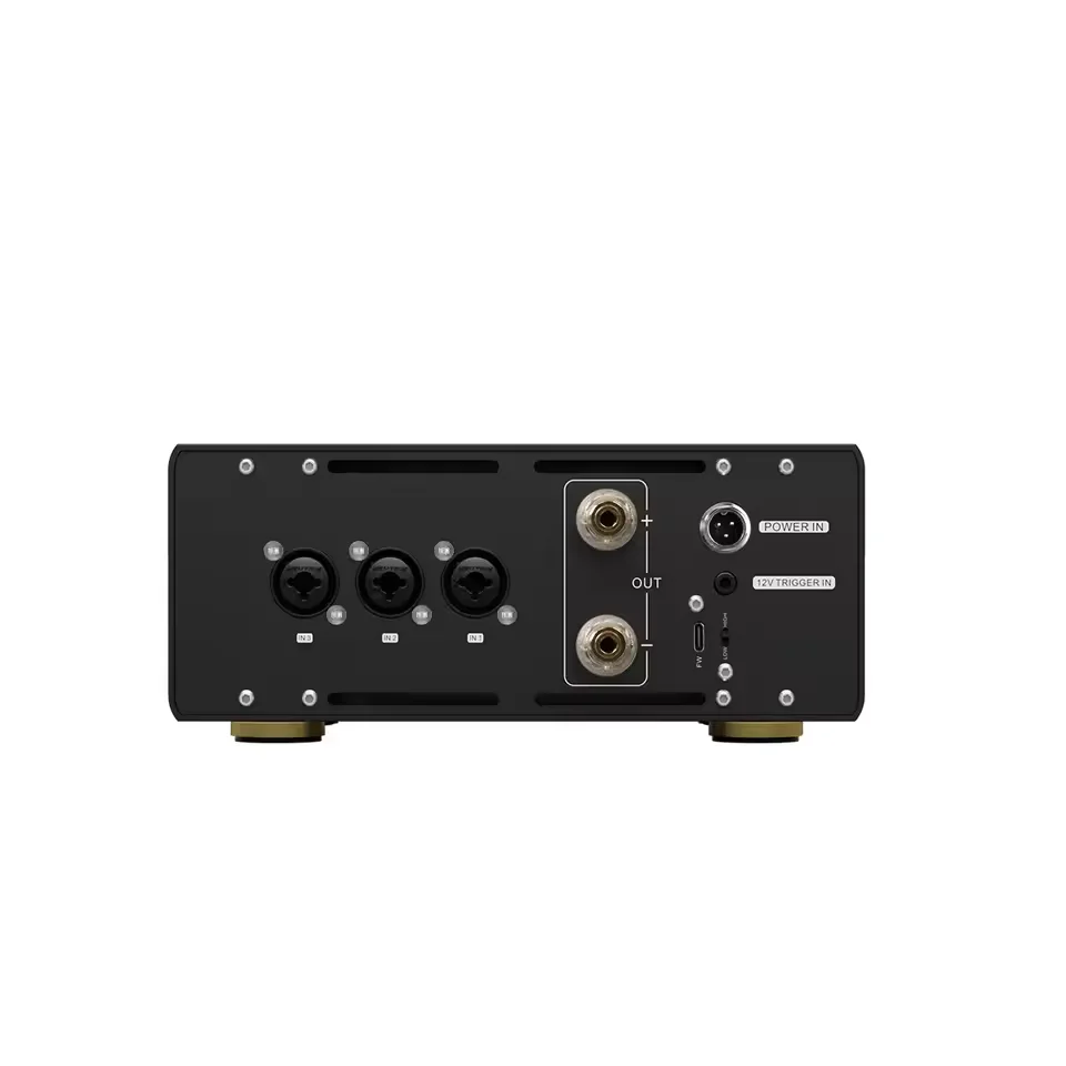 TOPPING B200 Mono Pure Power Amplifier SNR DNR 145dB Three Sets of XLR/TRS Balanced Inputs Two Sets of Gain Settings