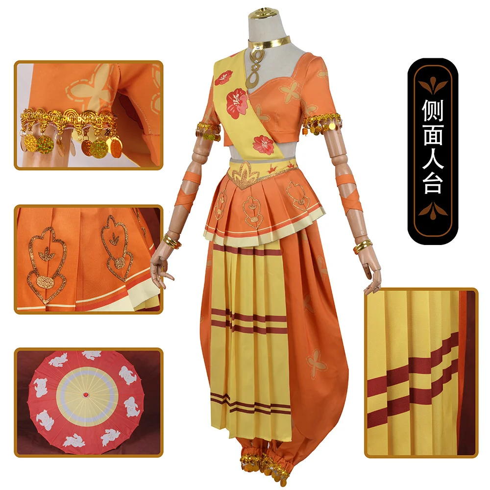 King of Glory Game Gongsun Li Cosplay Costume, Robe de princesse, Costume d'Halloween, Style Prairie