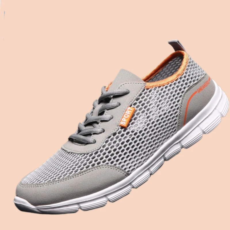 

2025 New Flats Men Shoes Breathable Plus Size 46 Outdoor Tenis Masculino Zapatillas Hombre Summer Casual Shoes Men Sneakers