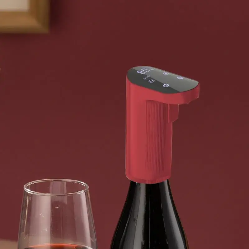 Afbeelding 3: Draagbare Mini Automatische Wijnkaraf Elektrische Wijnkaraf Oplaadbare Wijnpomp Whiskey Wijnbeluchter Schenker Wijnaccessoires