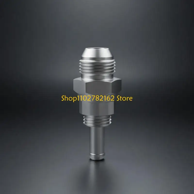 547B Aircraft Aluminum AN8 Male To 5 16 Hose Adapter Bulkhead Mount Design