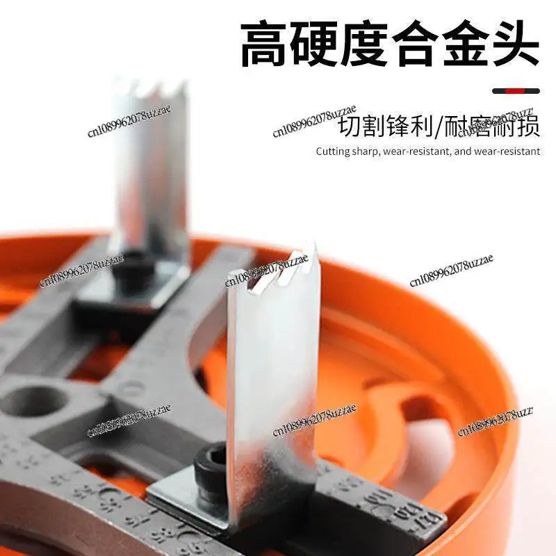 Adjustable Multifunctional Woodworking Hole Opener Bimetallic 19-127mm Board Gypsum Board Plastic