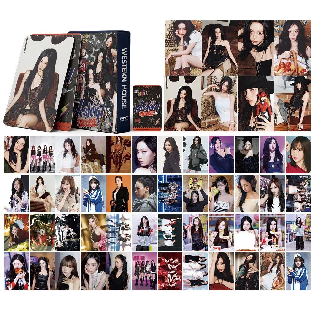 

Новая карта со звездой KPOP AESPA Приветства сезона WESTEKN HOUSE Сувениры Коллекция праздничных подарков