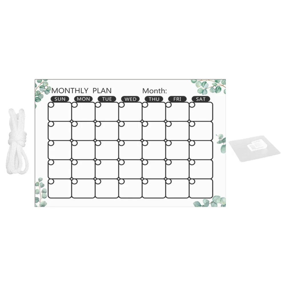 1Set Acrylic Memo Board Transparent Message Board for Home Office School Student Note Writing Desktop Supply